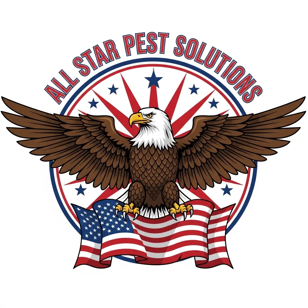 All Star Pest Solutions patriotic logo